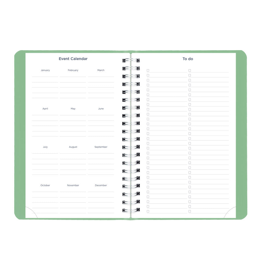 Academic Daily Planner, Fashion, 2026-2027 - English CA201F.03 #colour_fashion-green