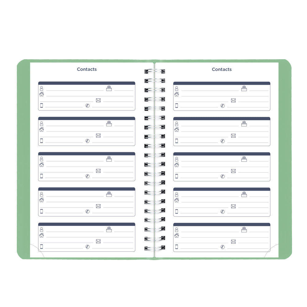 Academic Daily Planner, Fashion, 2026-2027 - English CA201F.03 #colour_fashion-green