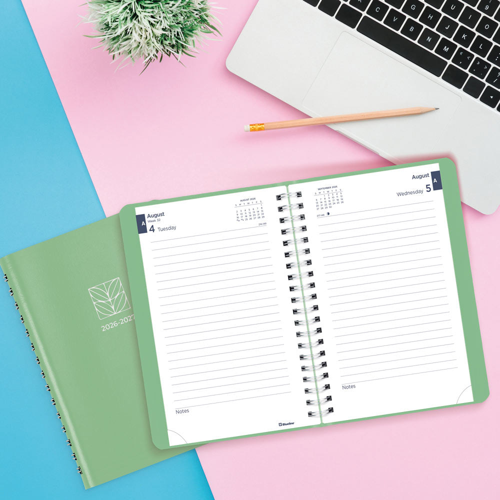Academic Daily Planner, Fashion, 2026-2027 - English CA201F.03 #colour_fashion-green