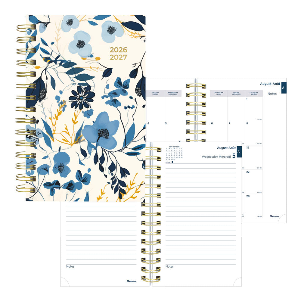 Academic Daily Planner, Blossom, 2026-2027 - Bilingual CA214BPG.01 #colour_blossom-yellow