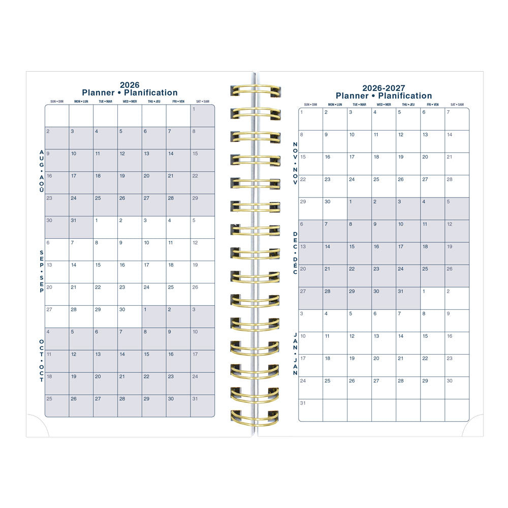 Academic Daily Planner, Blossom, 2026-2027 - Bilingual CA214BPG.01 #colour_blossom-yellow