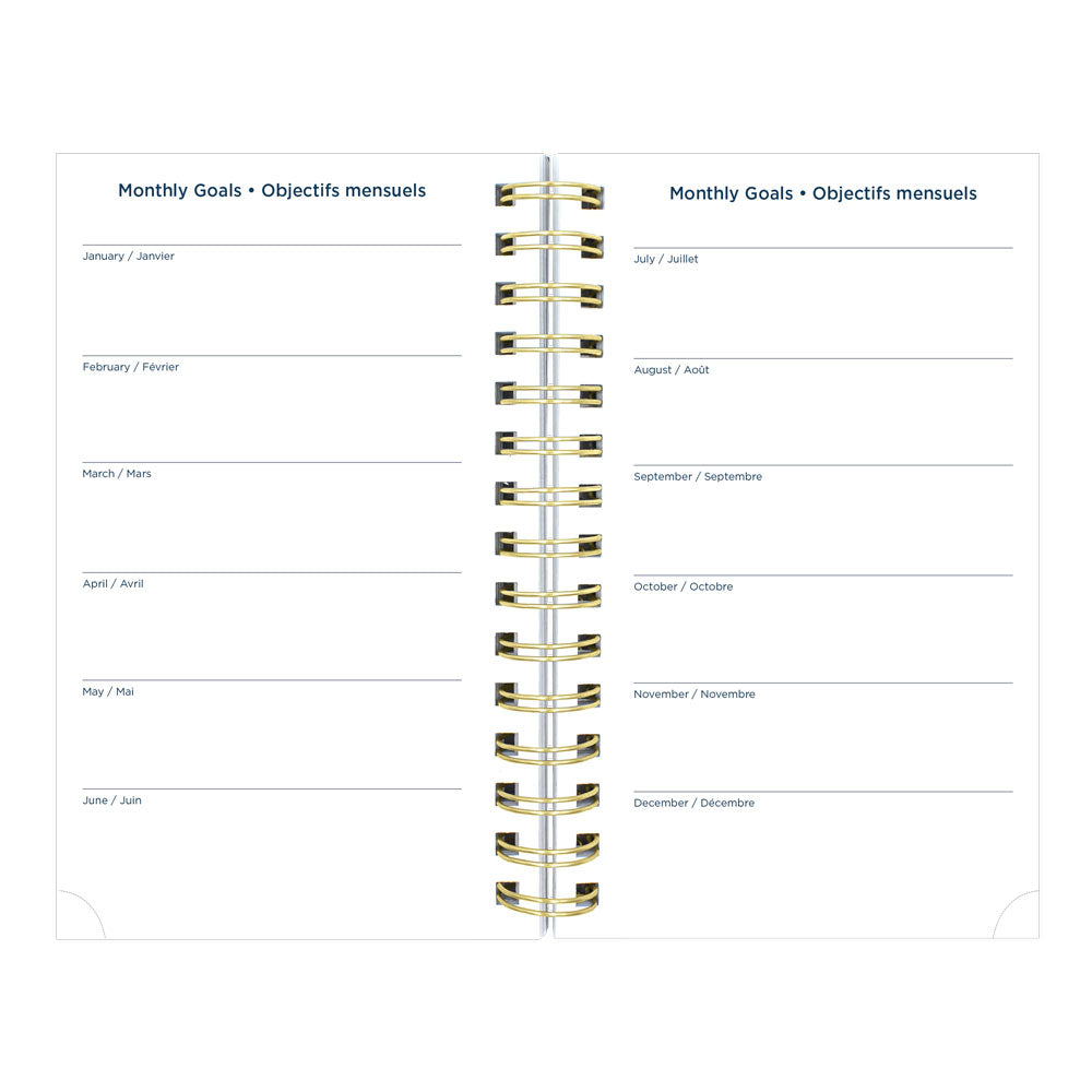 Academic Daily Planner, Blossom, 2026-2027 - Bilingual CA214BPG.01 #colour_blossom-yellow