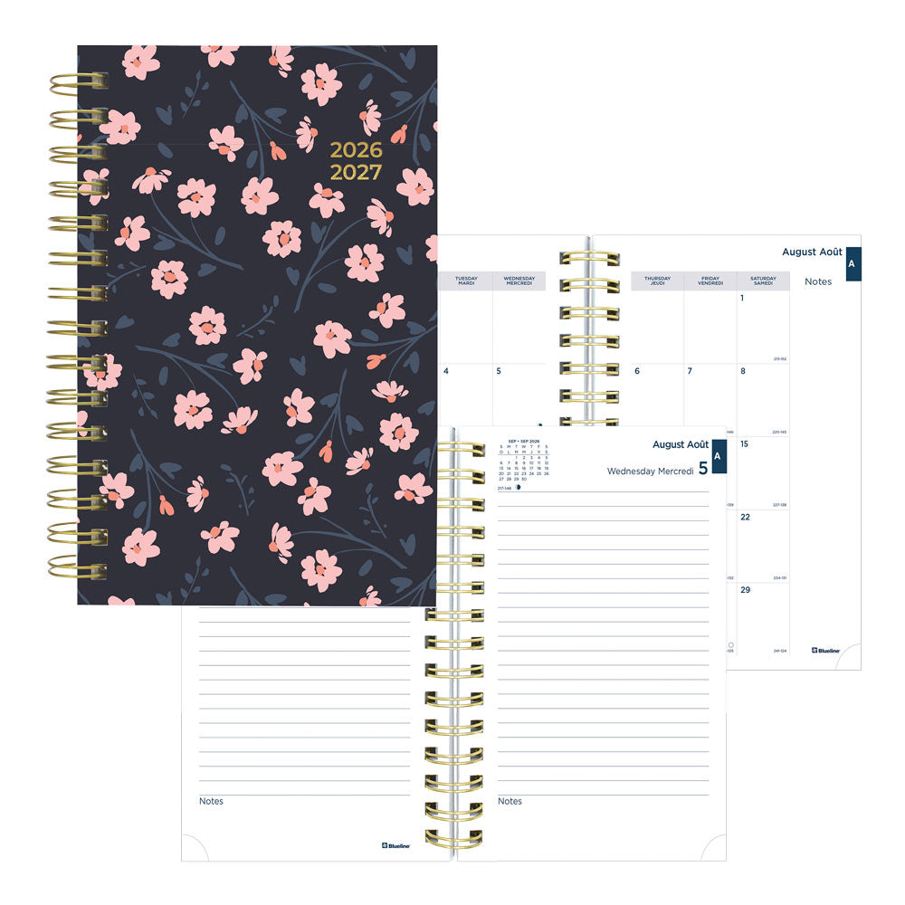 Academic Daily Planner, Blossom, 2026-2027 - Bilingual CA214BPG.02 #colour_blossom-pink
