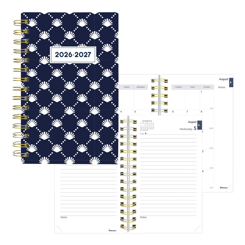 Academic Daily Planner, Nautical, 2026-2027 - English CA214PH.03 #colour_shells
