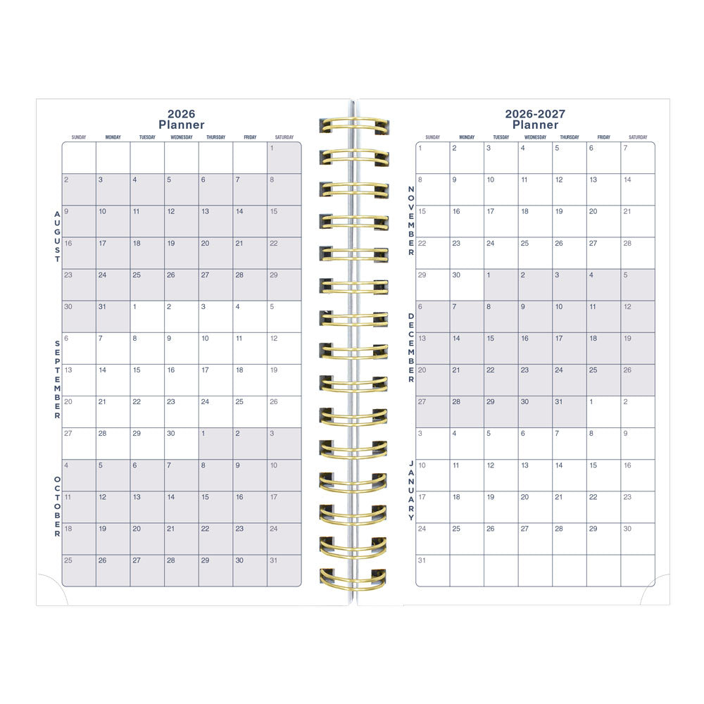Academic Daily Planner, Nautical, 2026-2027 - English CA214PH.03 #colour_shells