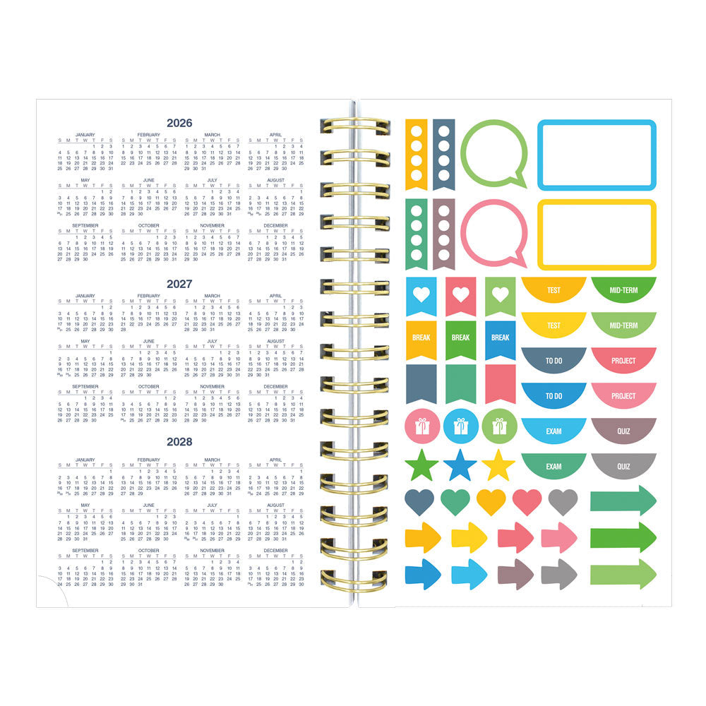 Academic Daily Planner, Nautical, 2026-2027 - English CA214PH.03 #colour_shells