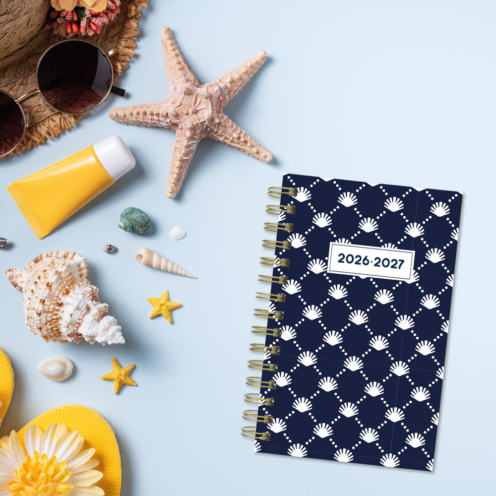 Academic Daily Planner, Nautical, 2026-2027 - English CA214PH.03 #colour_shells