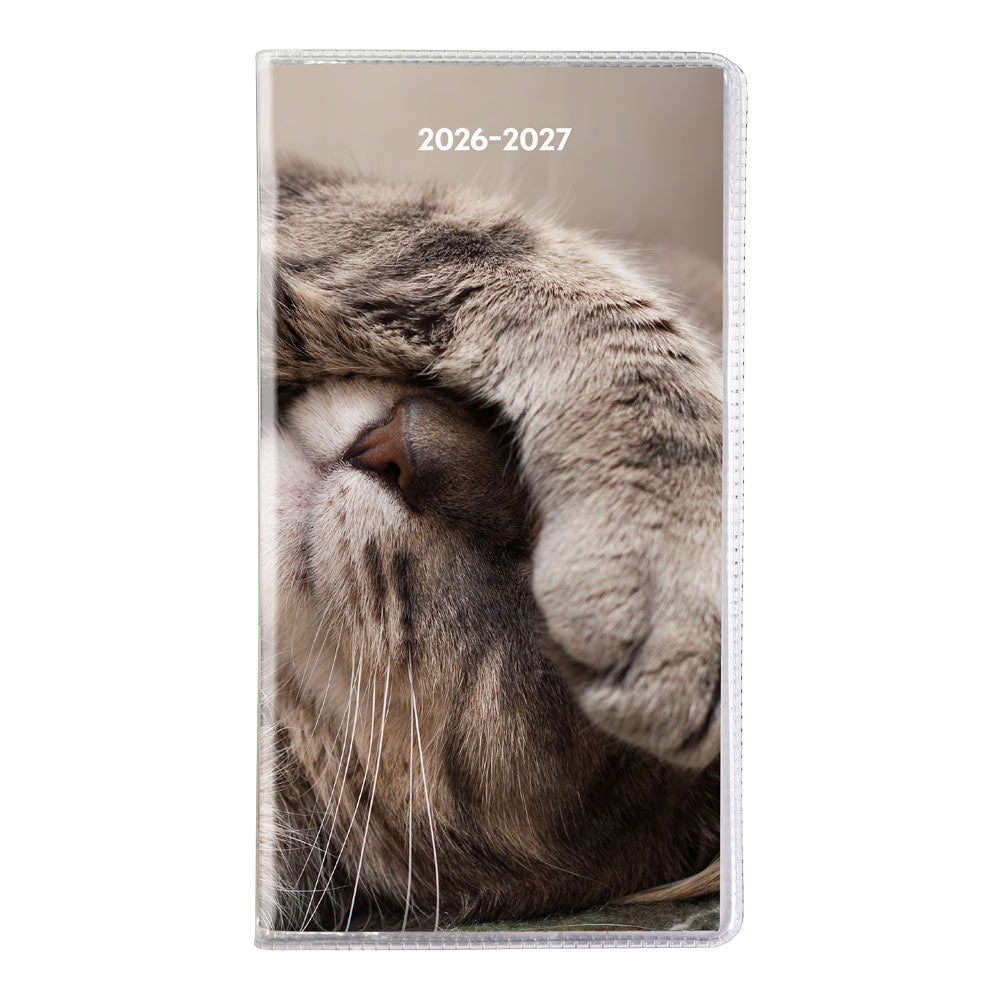 18-Month Pocket Planner, Assorted Animal Designs, 2026-2027 - Bilingual CA412B.ASX