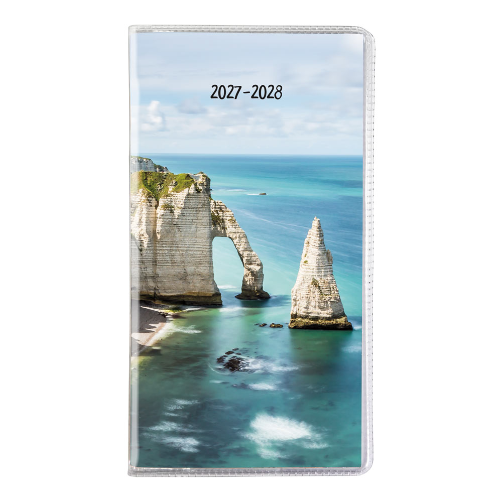 Two-Year Monthly Pocket Planner, Assorted Designs, 2027-2028, Bilingual CA424B.ASX
