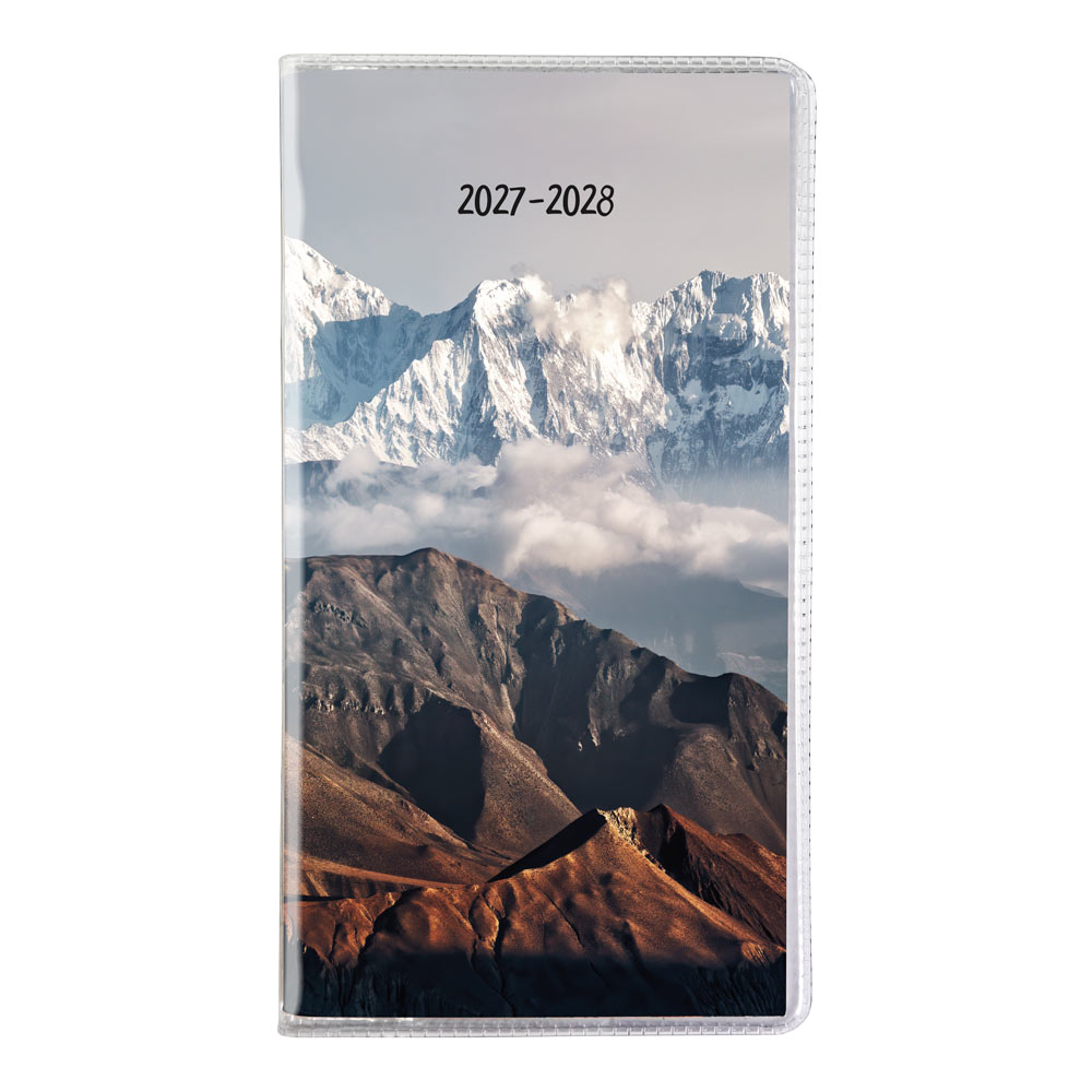 Two-Year Monthly Pocket Planner, Assorted Designs, 2027-2028, Bilingual CA424B.ASX