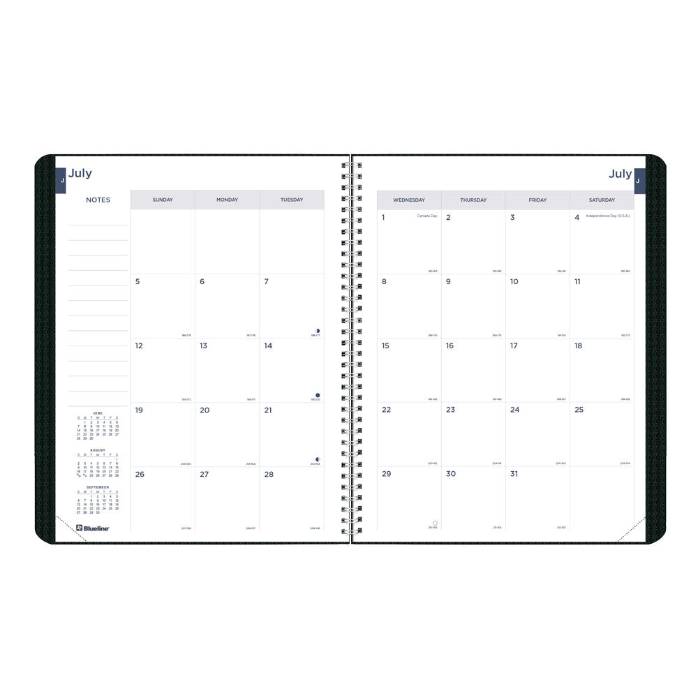 Academic Monthly Planner, DuraFlex, 2026-2027, English CA701V.BLK #colour_black