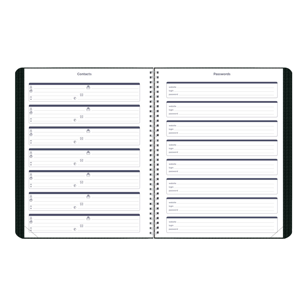 Academic Monthly Planner, DuraFlex, 2026-2027, English CA701V.BLK #colour_black