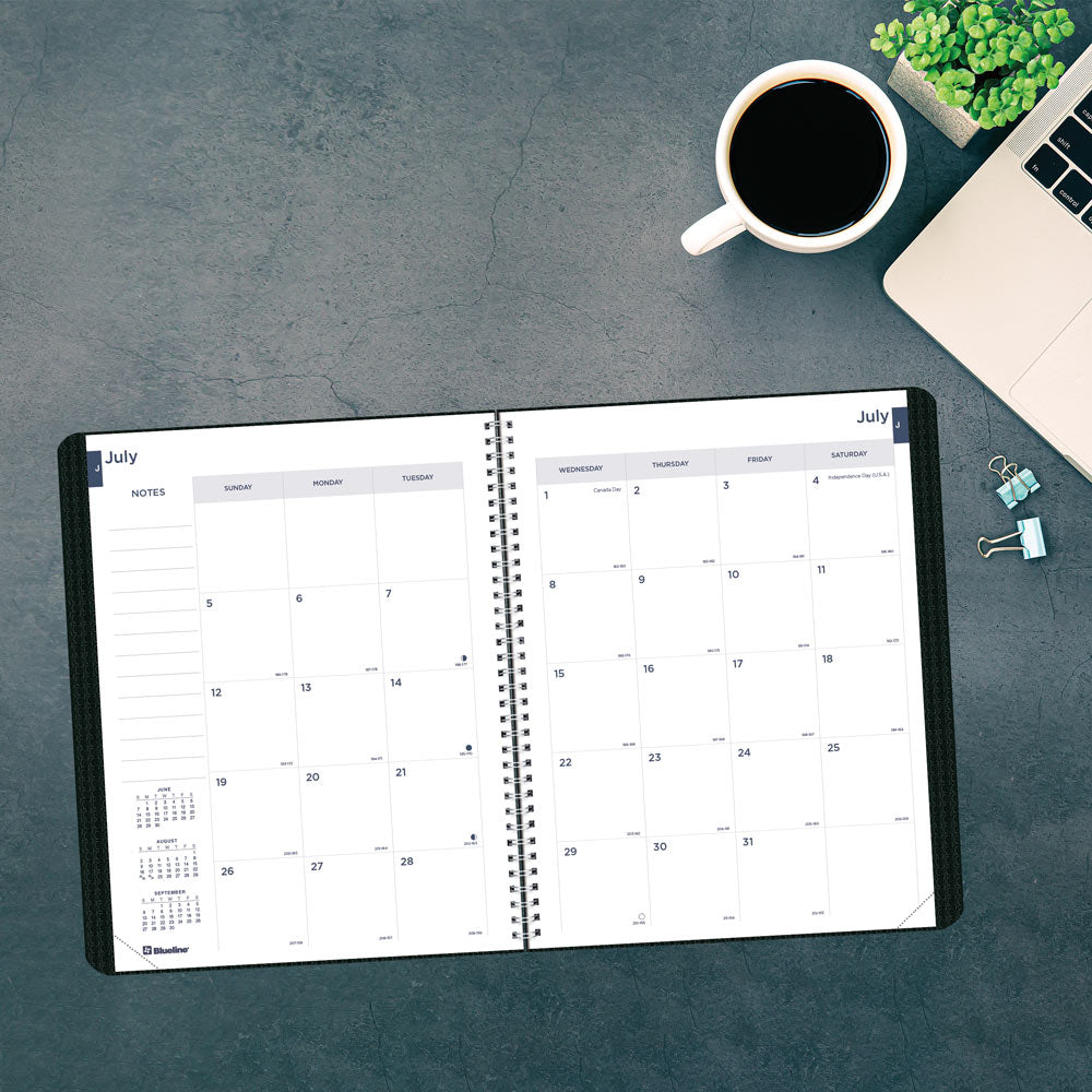Academic Monthly Planner, DuraFlex, 2026-2027, English CA701V.BLK #colour_black
