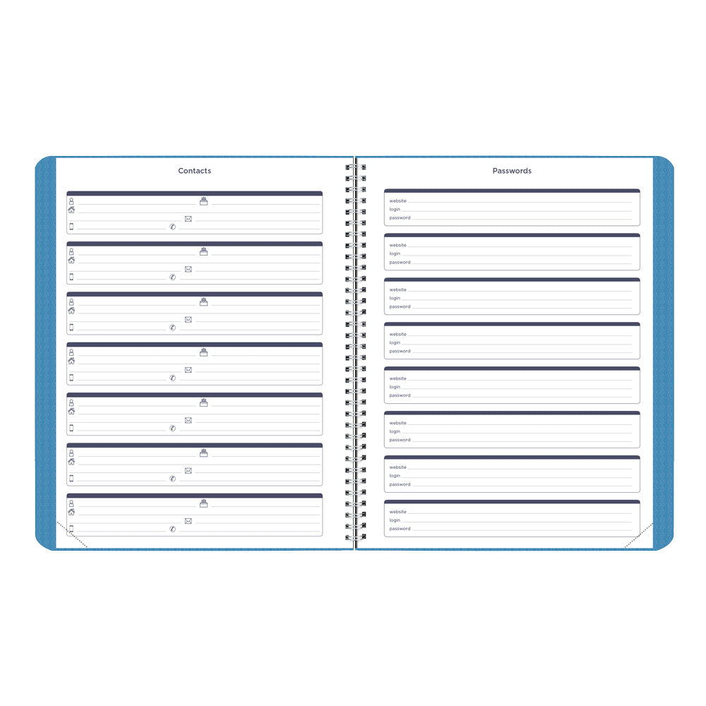 Academic Monthly Planner, DuraFlex, 2026-2027, English Assorted CA701V.ASX CA701V.BLU #colour_blue