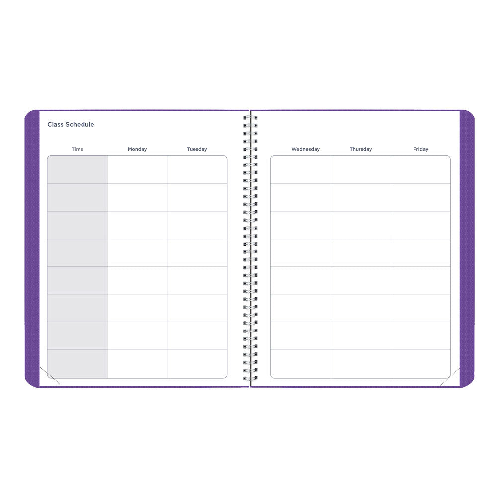Academic Monthly Planner, DuraFlex, 2026-2027, English Assorted CA701V.ASX CA701V.PUR #colour_purple