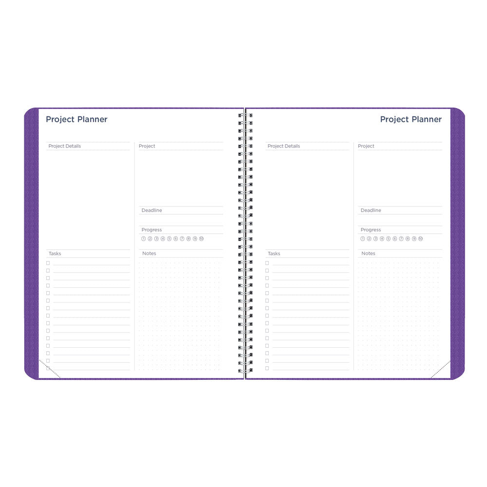 Academic Monthly Planner, DuraFlex, 2026-2027, English Assorted CA701V.ASX CA701V.PUR #colour_purple