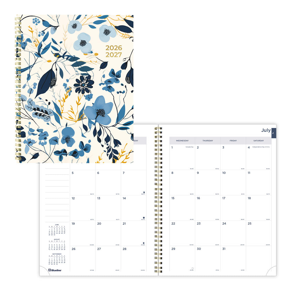 Academic Monthly Planner, Blossom, 2026-2027 - English CA714PG.01 #colour_blossom-yellow