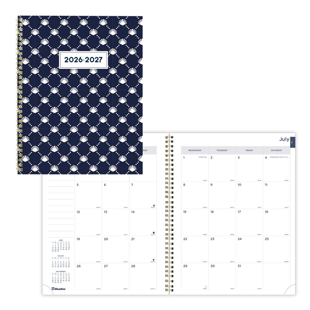 Academic Monthly Planner, Nautical, 2026-2027 - English CA714PH.03 #colour_shells