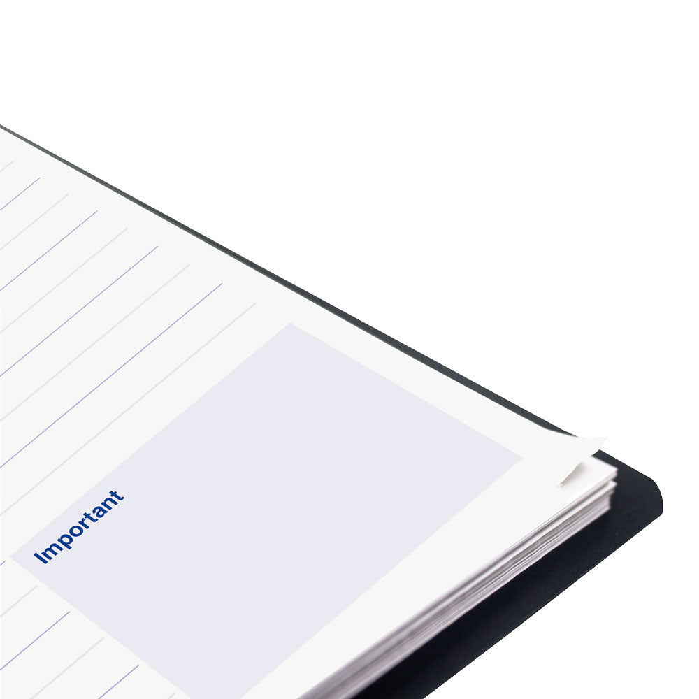 MiracleBind™ Daily Appointment Book, 2027, Bilingual, Black CF1503.81BT-27 Blueline CF1503.81BT