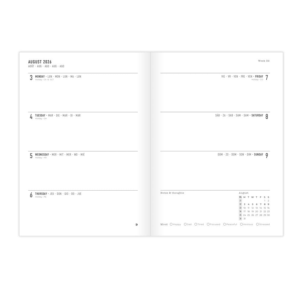Letts A5 Planners Timeless Layout #colour_little-joys-blue