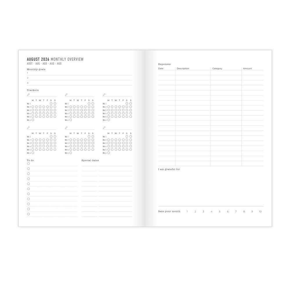 Letts A5 Planners Timeless Layout #colour_little-joys-pink
