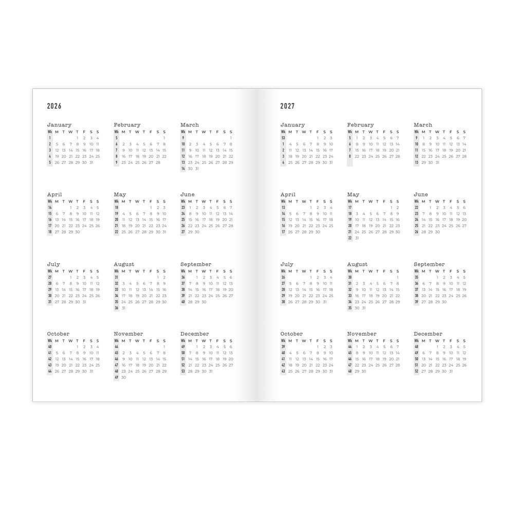 Letts A5 Planners Timeless Layout #colour_stripes-lilac
