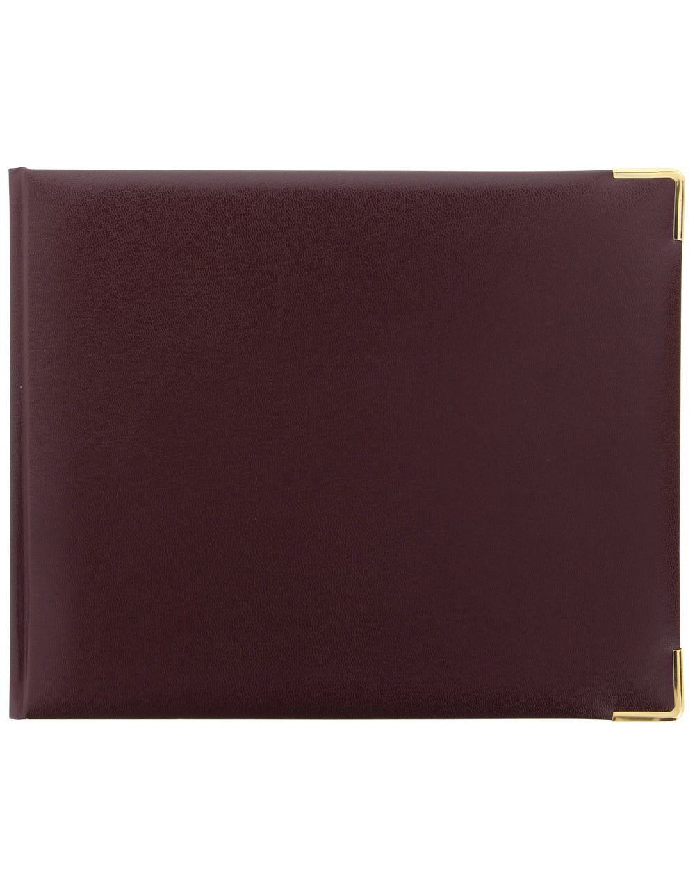 Classic Quarto Landscape Plain Guest Book Burgundy #colour_burgundy