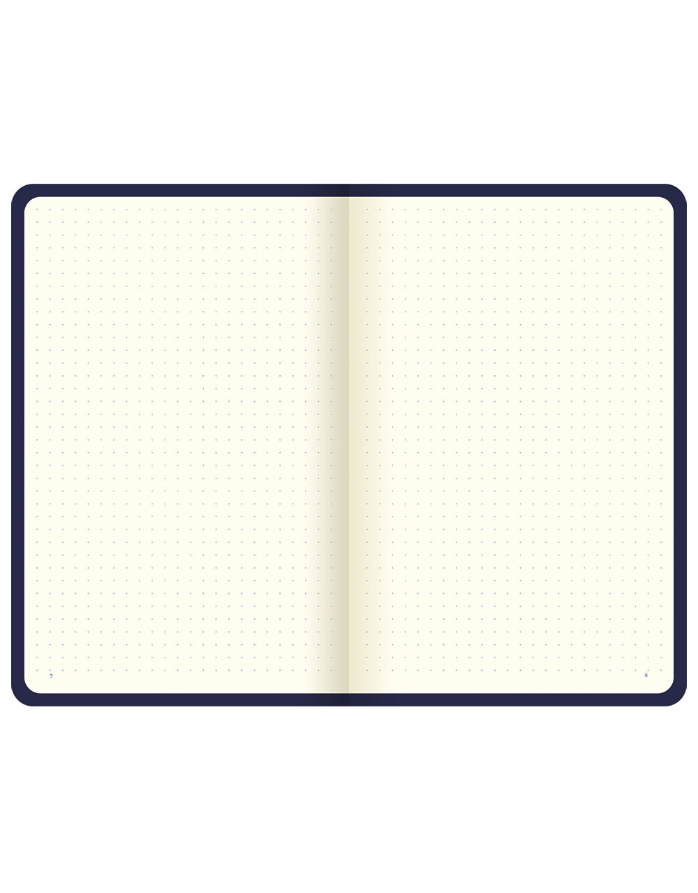 Icon Book Dotted Notebook Navy#colour_navy