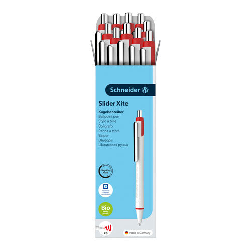 Xite Ballpoint Pens XB, Box of 10#colour_red