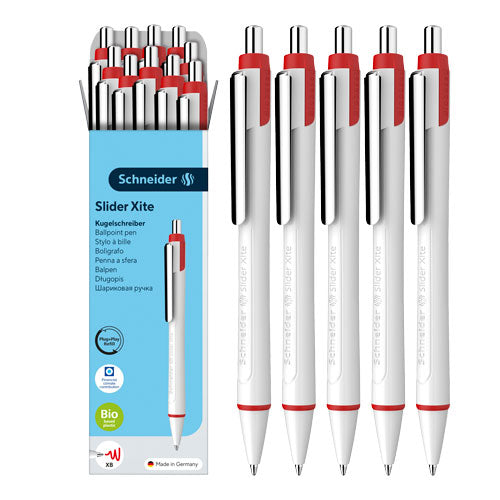 Xite Ballpoint Pens XB, Box of 10#colour_red