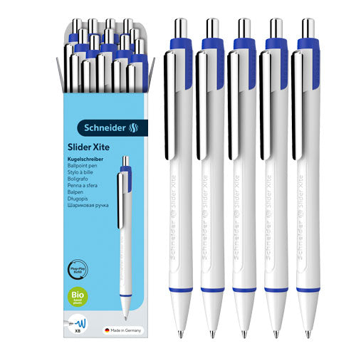 Xite Ballpoint Pens XB, Box of 10#colour_blue