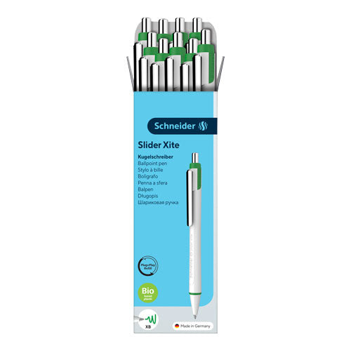 Xite Ballpoint Pens XB, Box of 10#colour_green