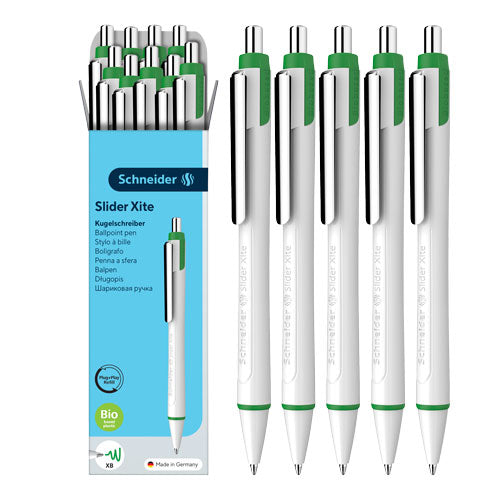 Xite Ballpoint Pens XB, Box of 10#colour_green