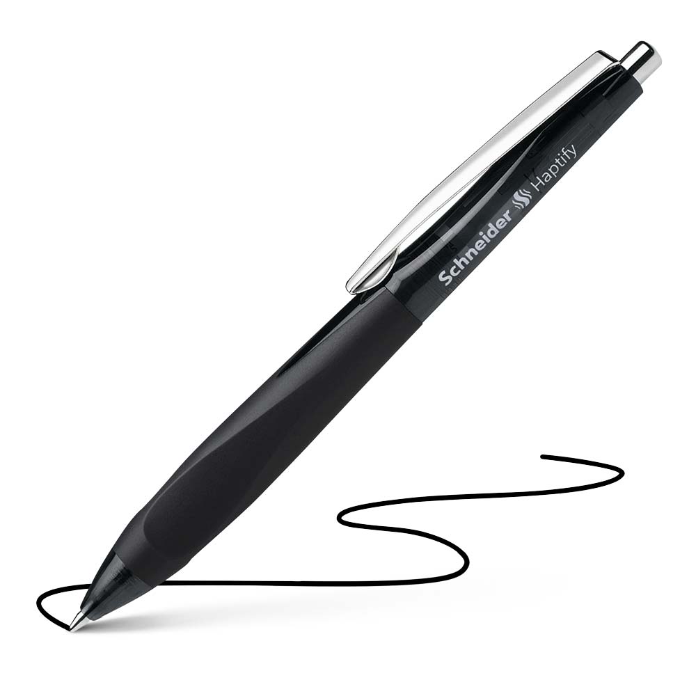 Schneider Haptify Ballpoint Pens M, Box of 10#colour_black