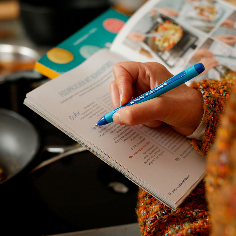 Memo Ballpoint Pens XB, Wallet 3 pieces - Assorted