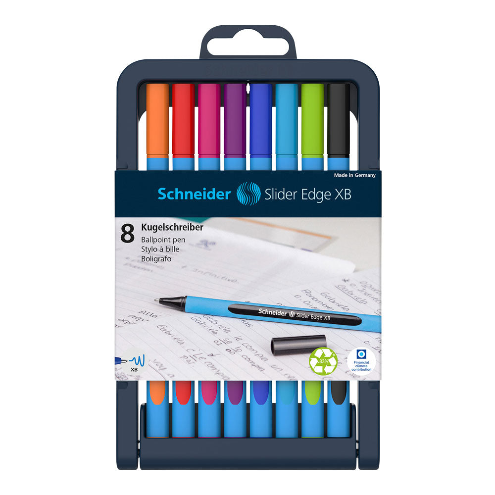 Slider Edge Ballpoint Pen XB, Case 8 pieces - Assorted