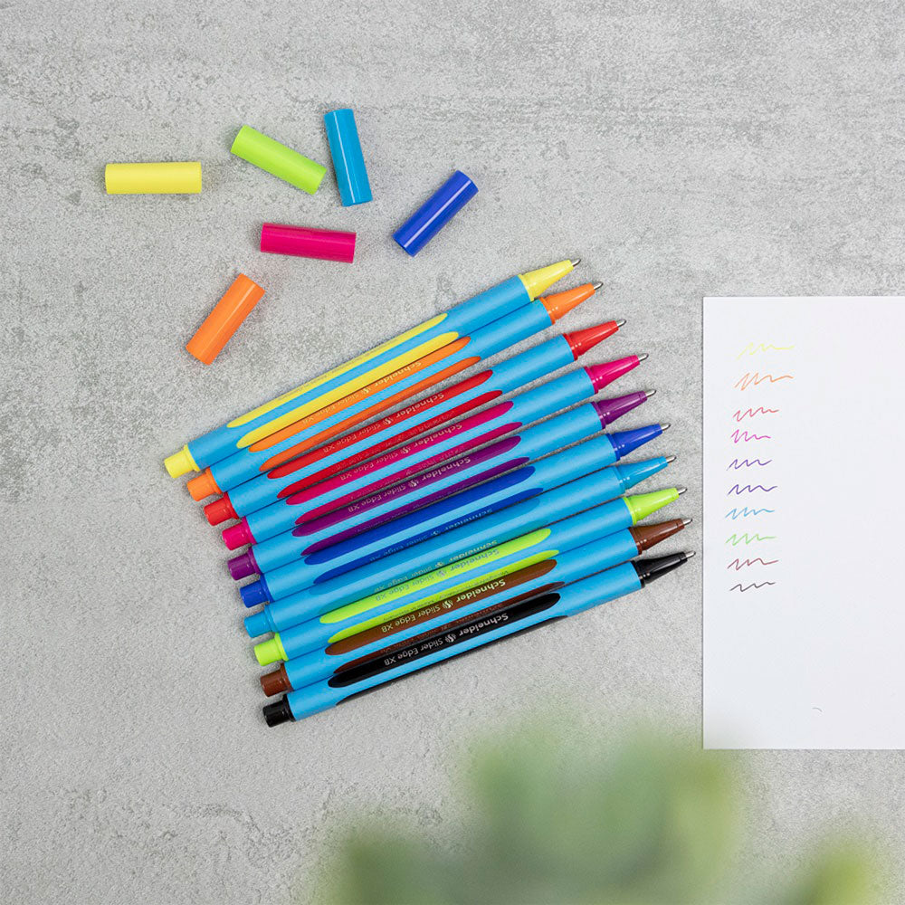 Slider Edge Ballpoint Pen XB, Case 8 pieces - Assorted