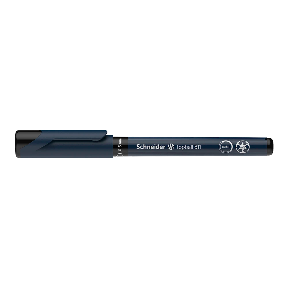 Topball 811 Rollerball 0.5mm, Box of 10#ink-colour_black