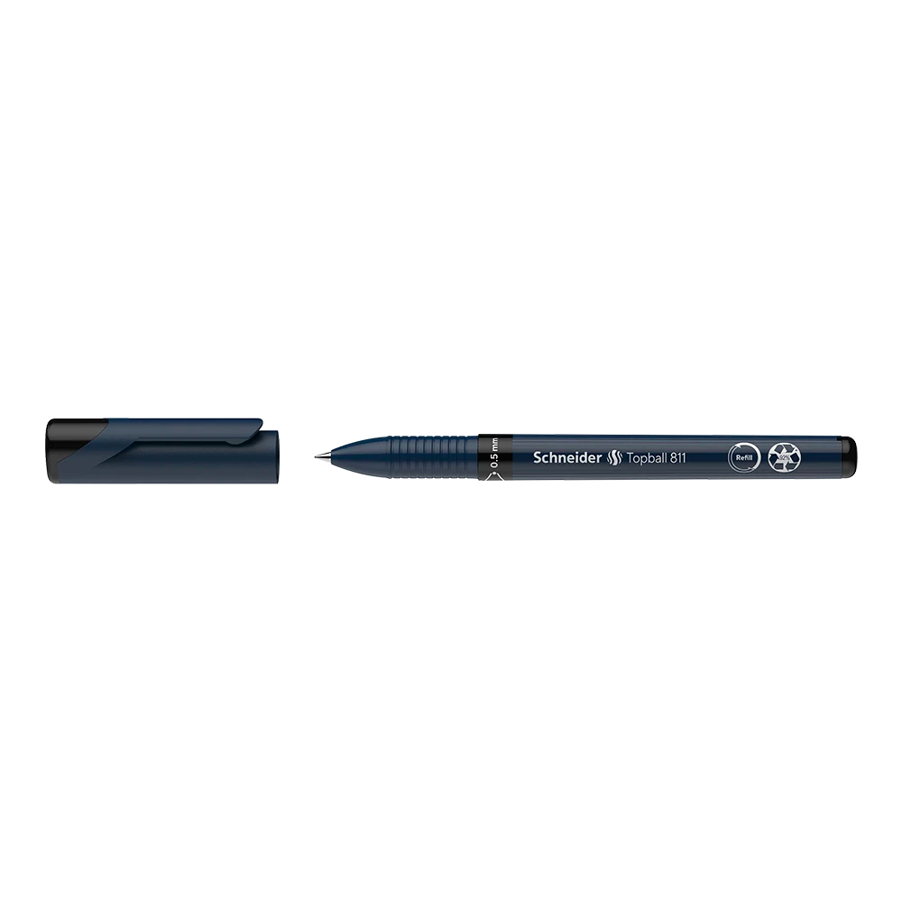 Topball 811 Rollerball 0.5mm, Box of 10#ink-colour_black