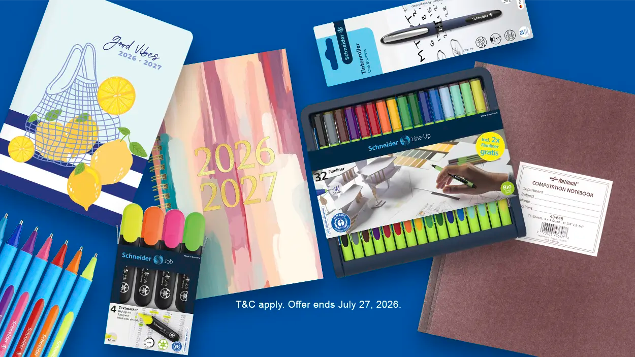 20 Off back-to-school essentials on Blueline