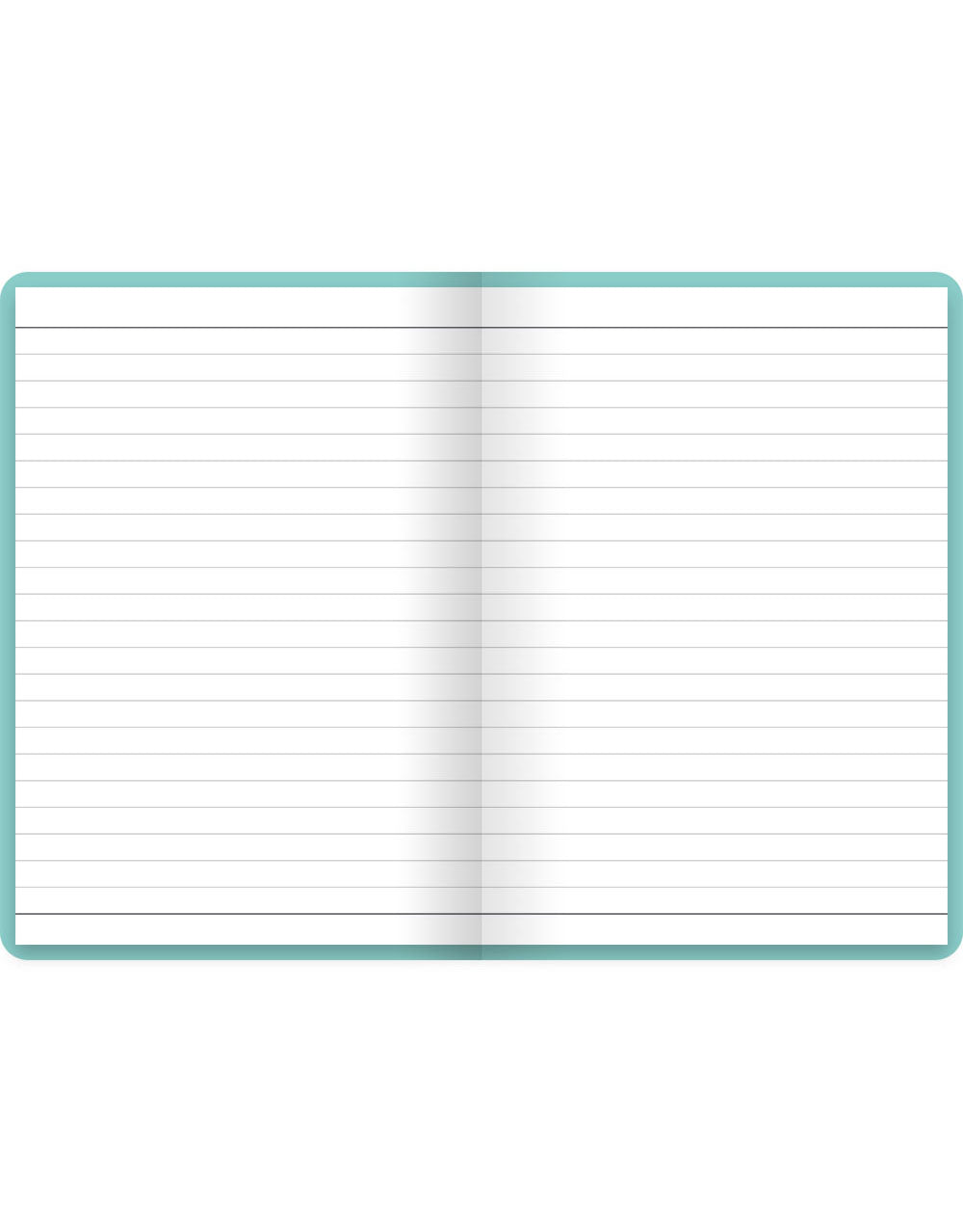 Dazzle A6 Ruled Notebook Turquoise#colour_turquoise