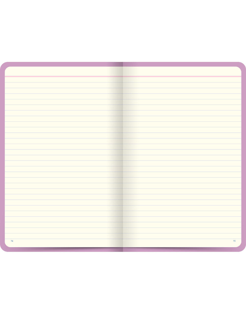 Icon Book Ruled Notebook Pink#colour_icon-pink