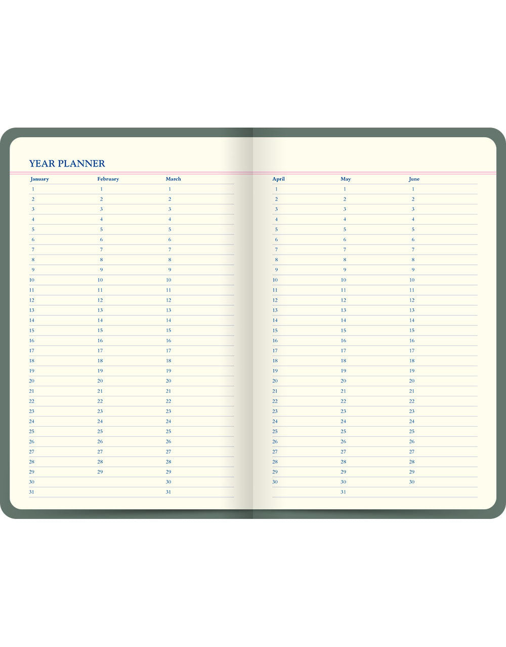 Icon Book Perpetual Diary Green#colour_icon-green