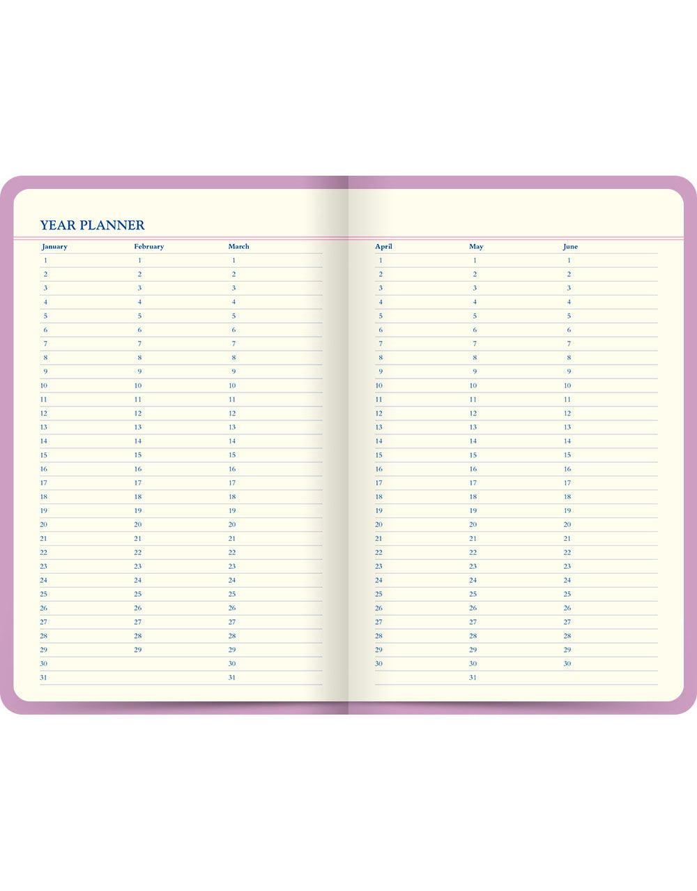 Icon Book Perpetual Diary Pink#colour_icon-pink