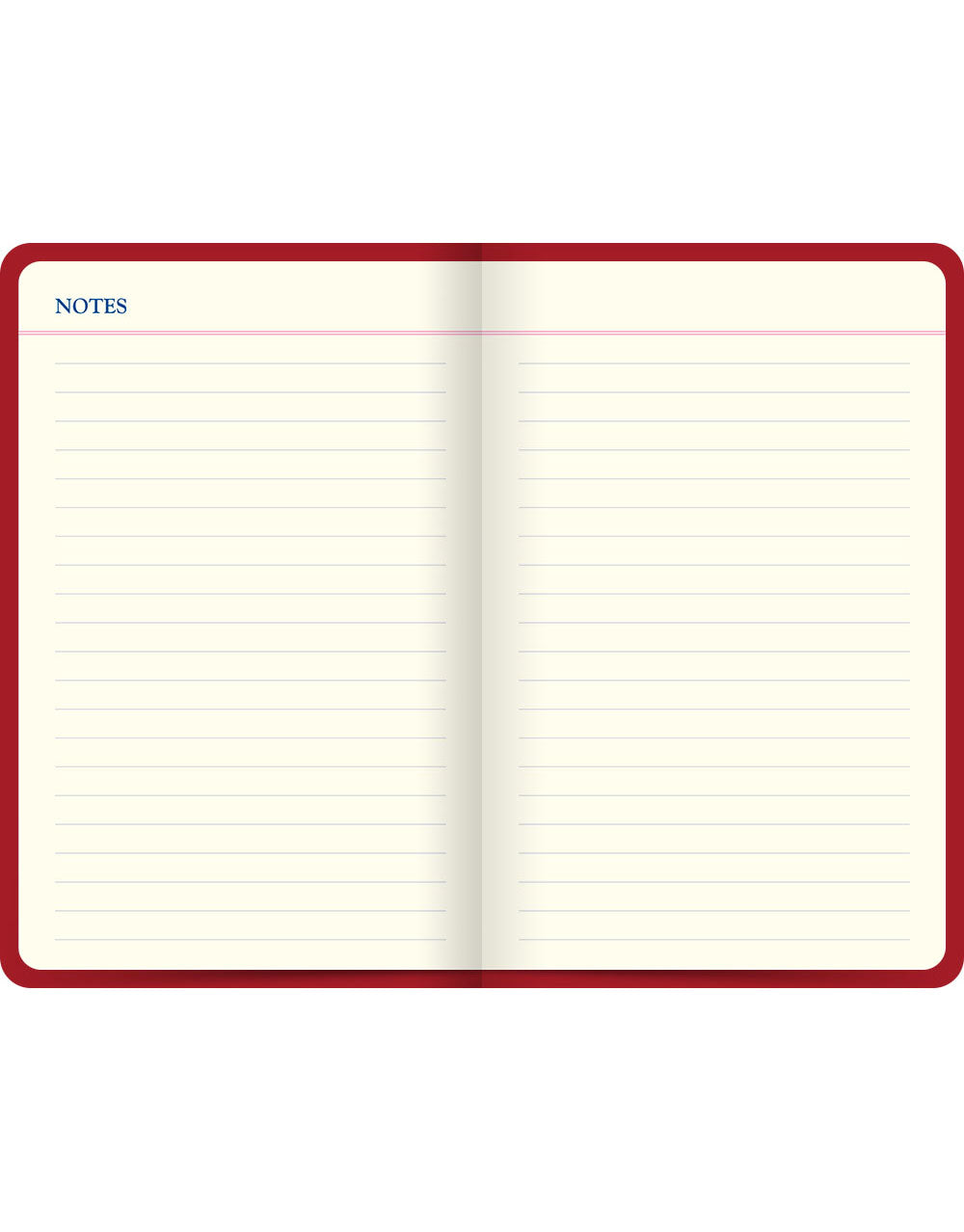 Icon Book Perpetual Diary Red#colour_red