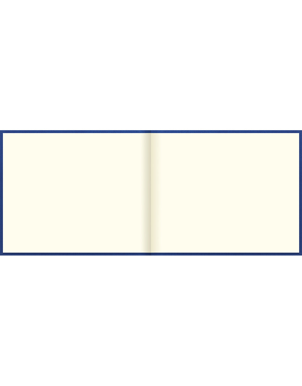 Legacy Quarto Landscape Plain Guest Book Blue#colour_blue