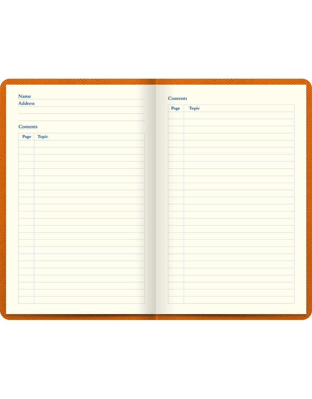 Legacy Book Ruled Notebook Orange#colour_orange