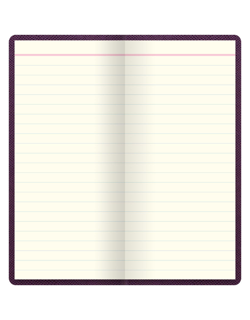 Legacy Slim Pocket Ruled Notebook Purple#colour_purple