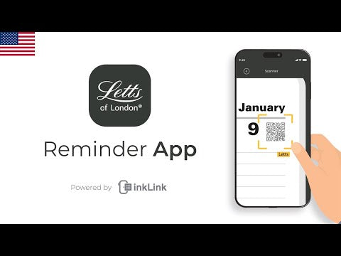 Letts Planner compatible with Reminder App#colour_morocco-blue