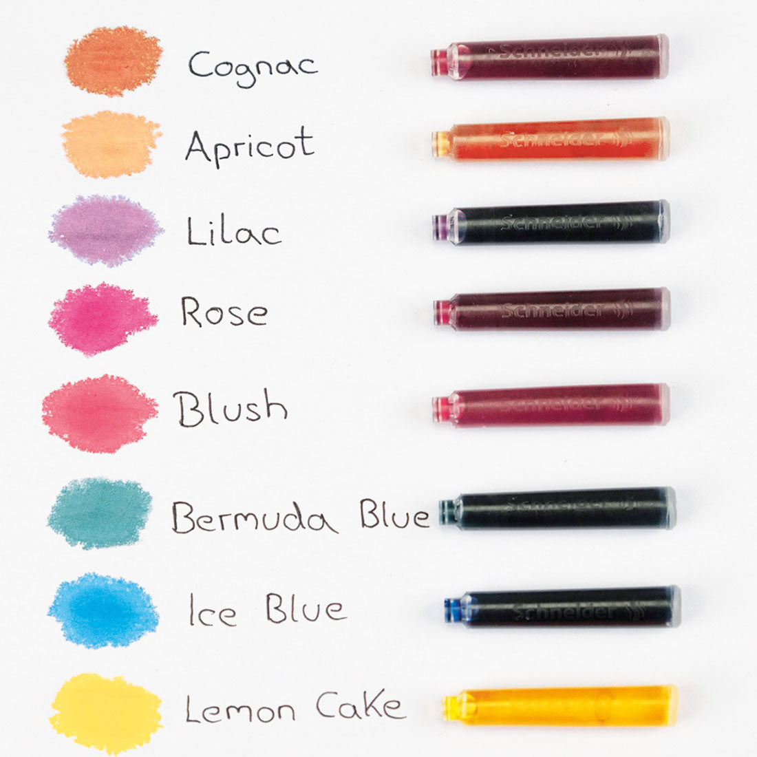 Schneider Pastel Ink Cartridges RS166125 Lemon Cake#ink-colour_lemon-cake